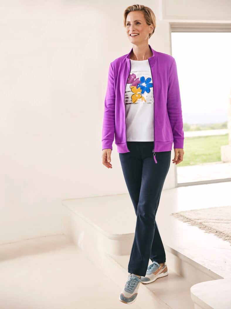 Baumwoll-Hose Extraweich Marine