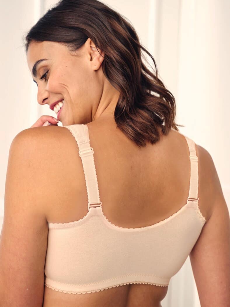 Vorderverschluss-Bustier Softness Puder