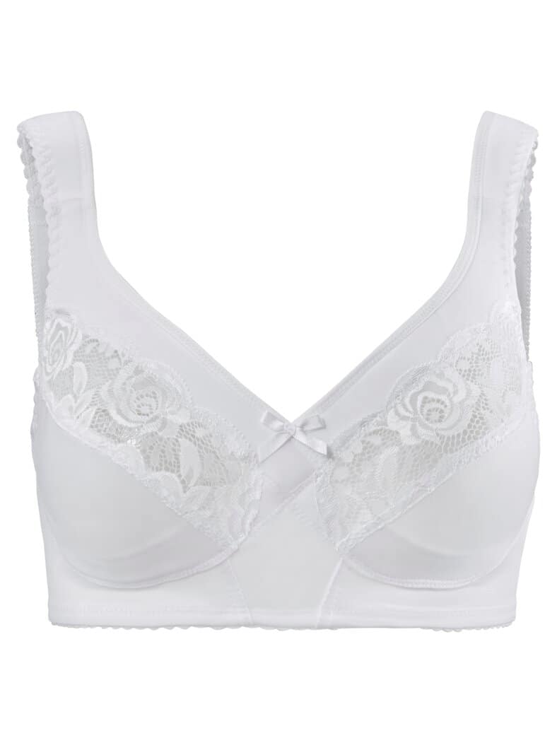 Softpolster-BH Stütz-Kreuz Weiß