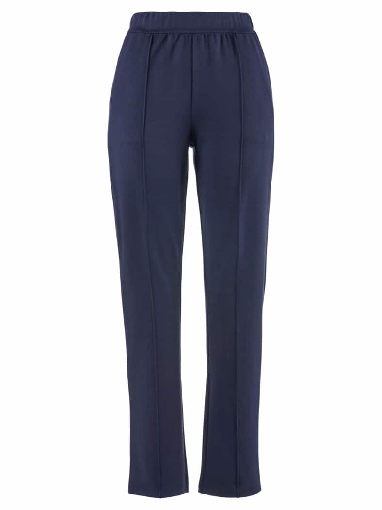 Jersey-Hose Relaxed-Fit Marine