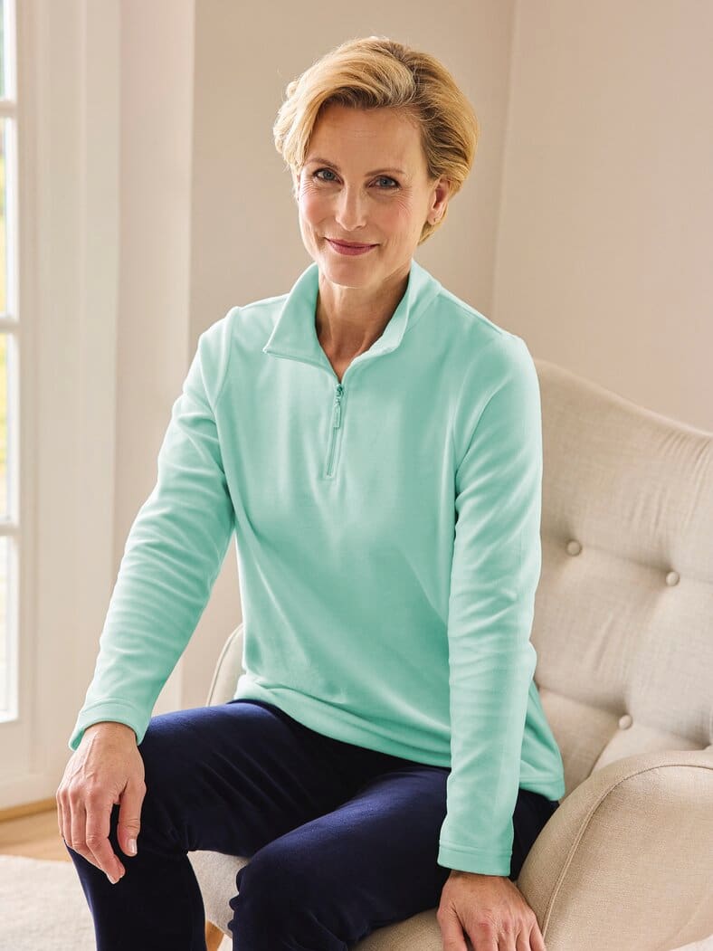 Nicki-Troyer Kuschelweich Eisblau