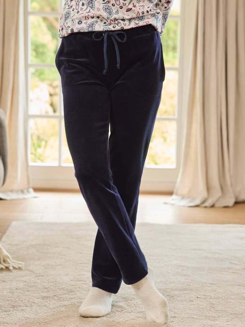 Nicki-Hose Kuschelweich Marine