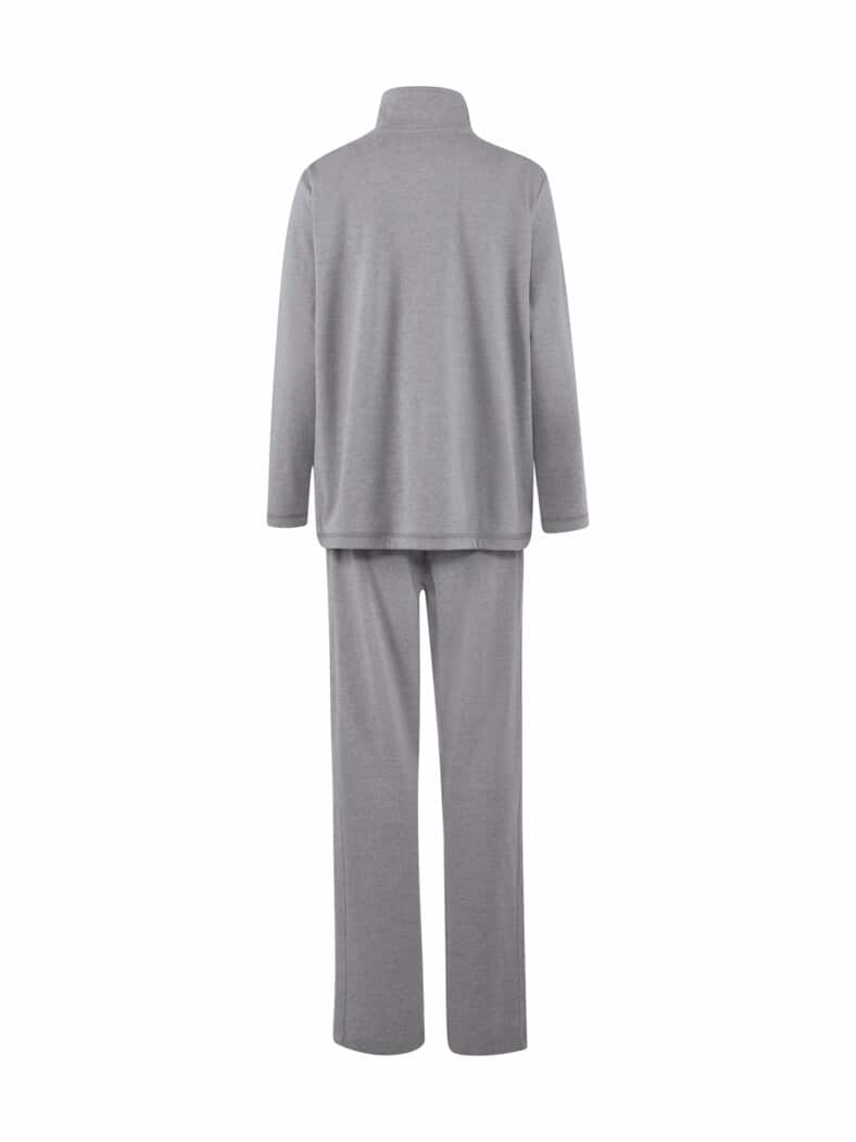 Fühl-Dich-wohl-Hausanzug Grau meliert