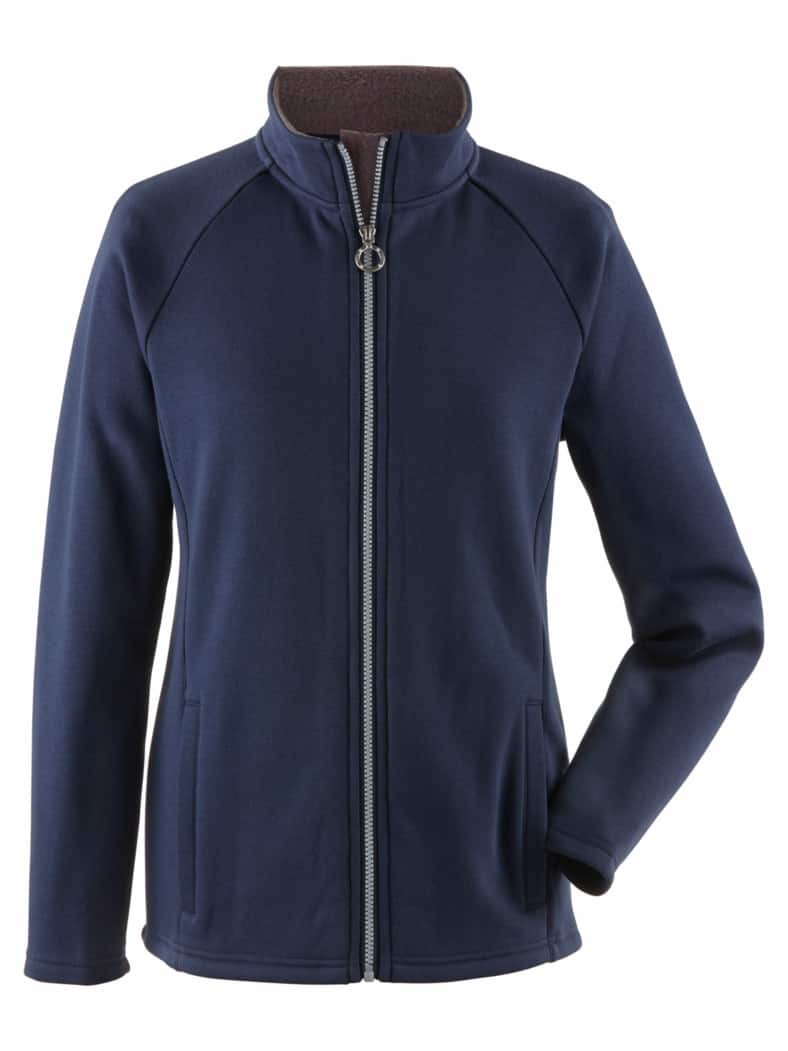 Reißverschlussjacke Kuschelweich Marine
