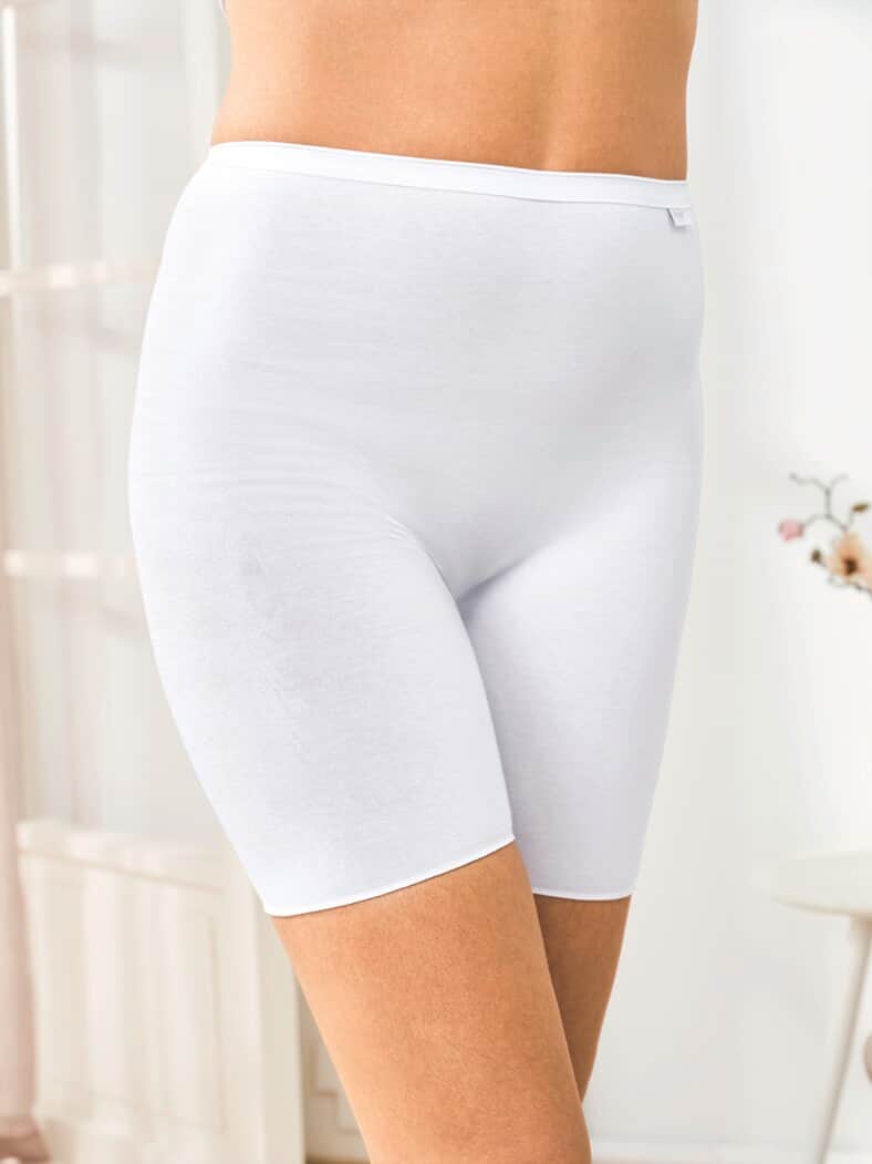 Bio-Baumwoll-Form-Longpant Weiß