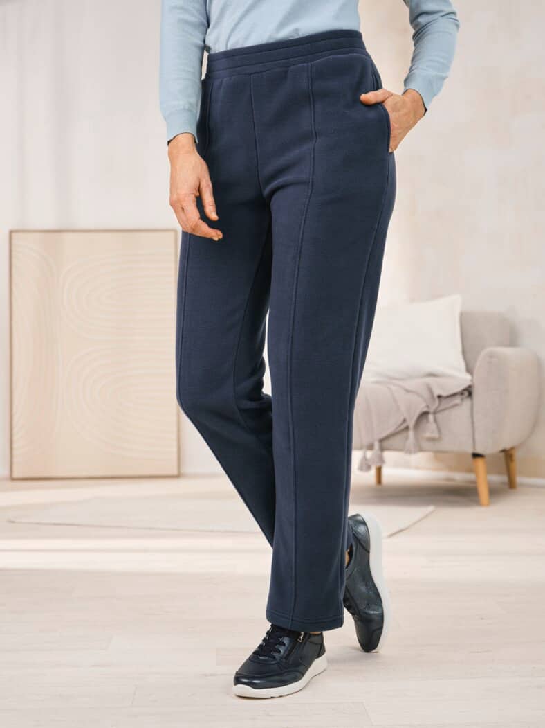 Edel-Fleece-Hose Extraleicht Marine