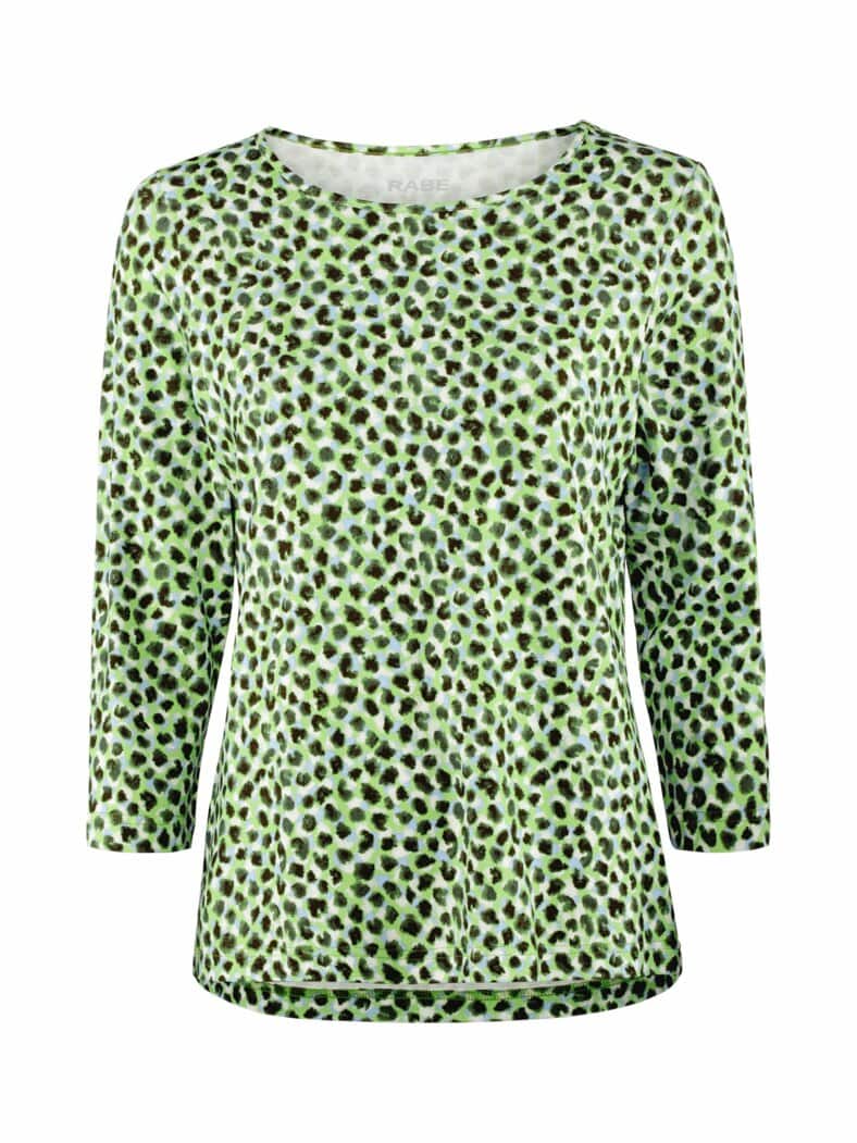 Rabe Langarm-Shirt Leo Print Multicolor
