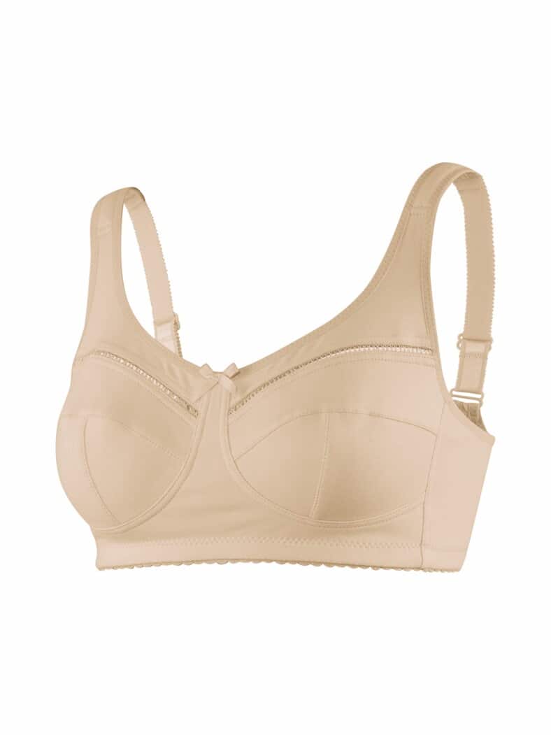 Baumwoll-BH Zier-Deatail Puder