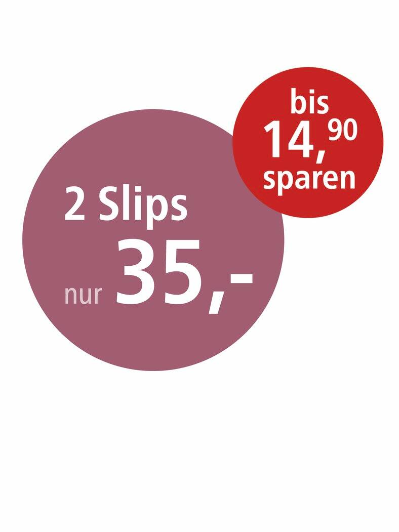 Bio-Baumwoll-Formslip Spitze Weiß