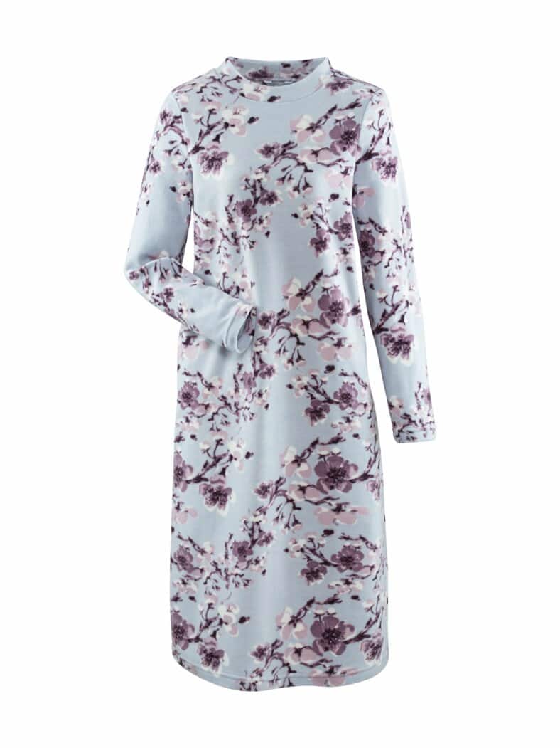 Thermo-Nachtkleid Wintertaum Hellblau