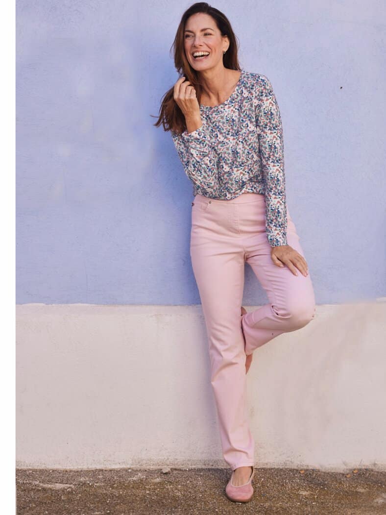 Viskose-Shirt Konfetti Multicolor