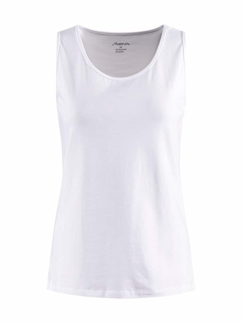 Baumwoll-Top Weiß