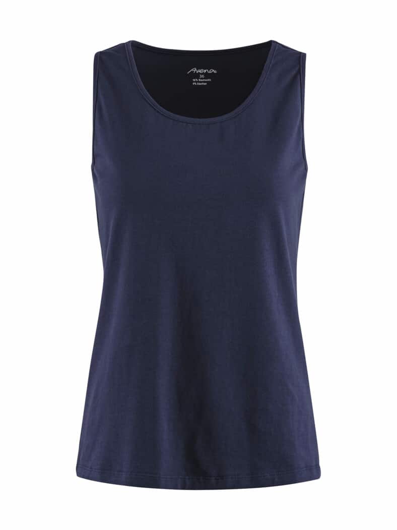 Baumwoll-Top Marine