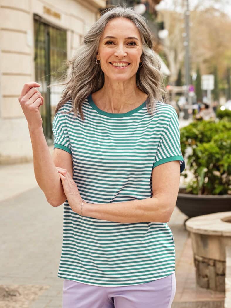 Soft-Shirt Viskosejersey Grün unbedruckt