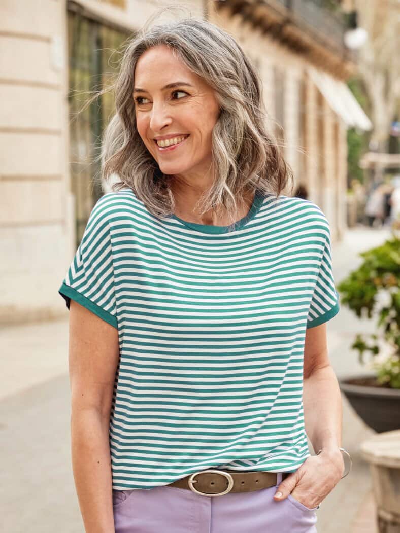 Soft-Shirt Viskosejersey Grün unbedruckt