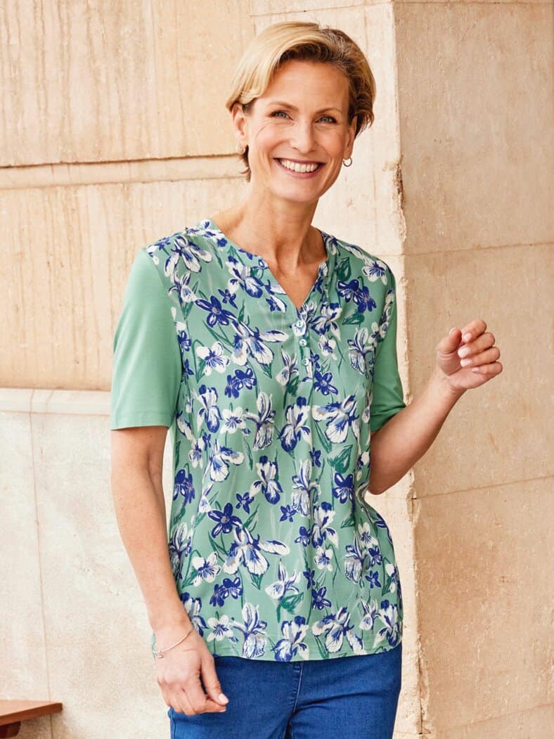 Blusenshirt Extraleicht Grün