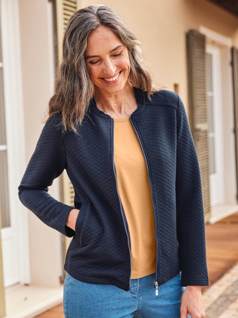 Indoor-Jacke Sommerstepp Marine