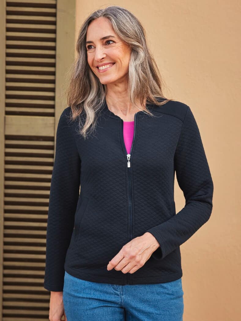 Indoor-Jacke Sommerstepp Marine