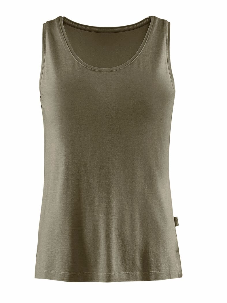 Viskose-Top Khaki