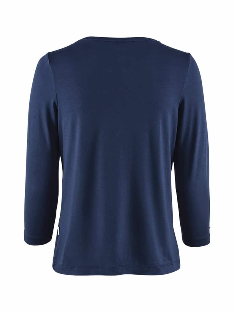 Viskose-Shirt 3/4 Arm Marine