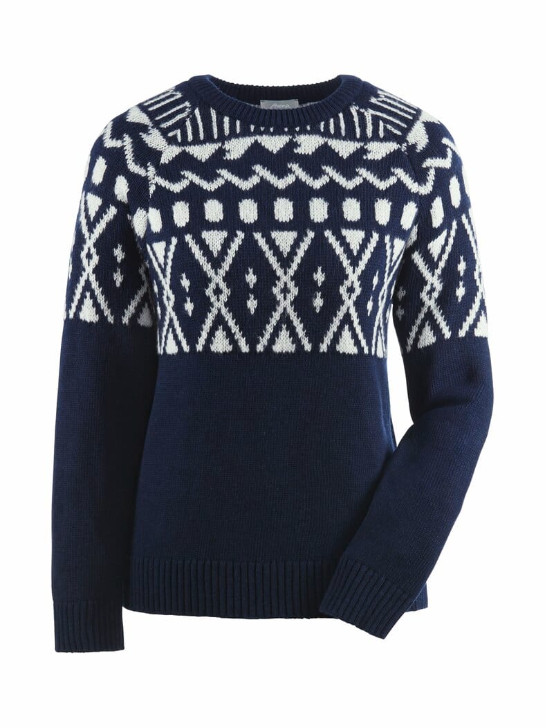 Norweger Pullover Marine