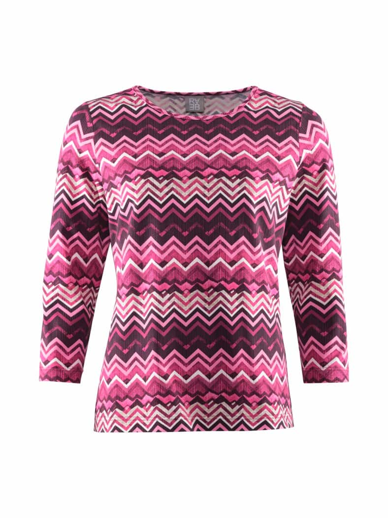 Rabe Sweatshirt Zickzack Multicolor