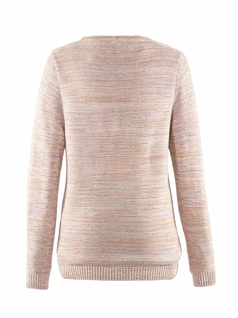 Mouline-Pullover Farbeffekt Multicolor