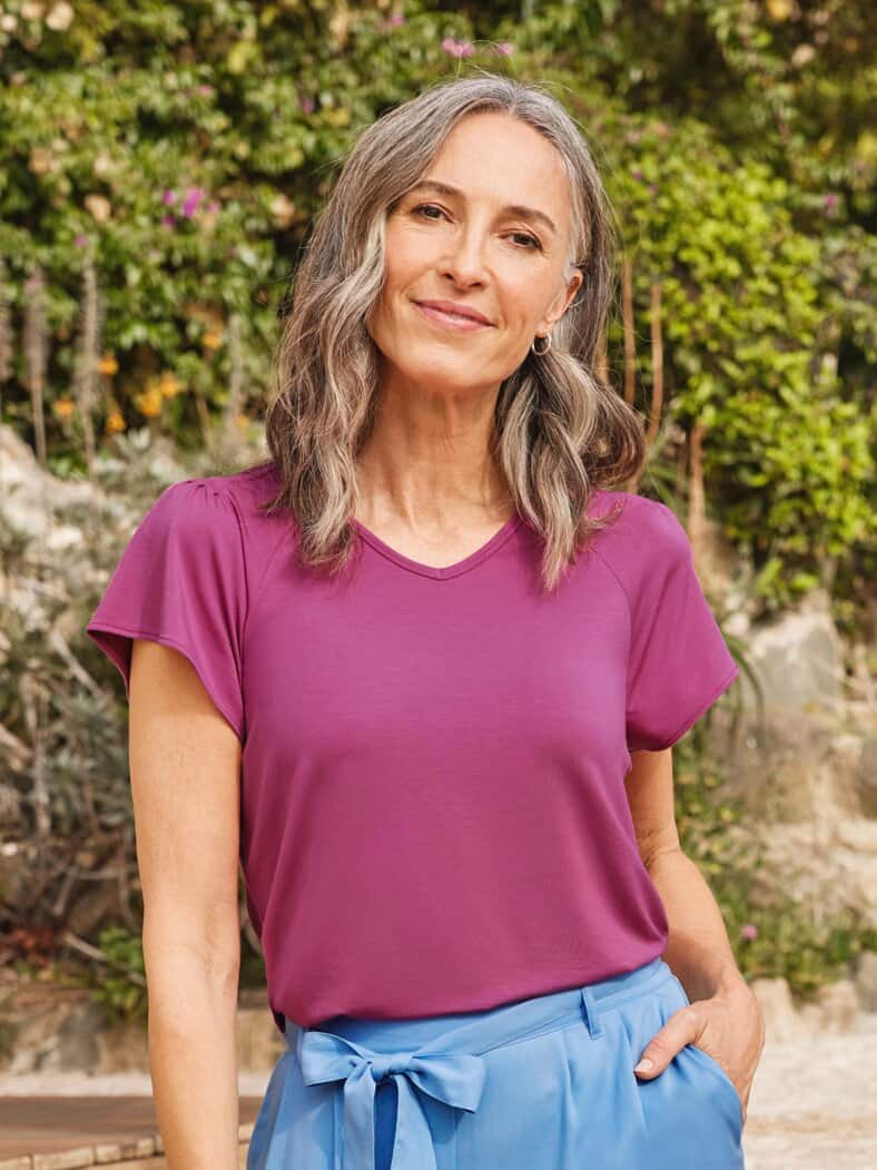 Lyocell-Shirt Seidenweich Malaga