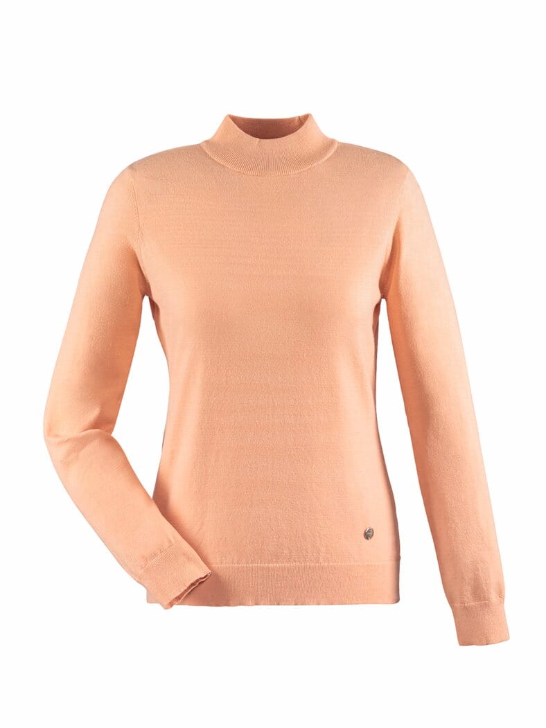 Stehkragen-Pullover Supersoft Pfirsich