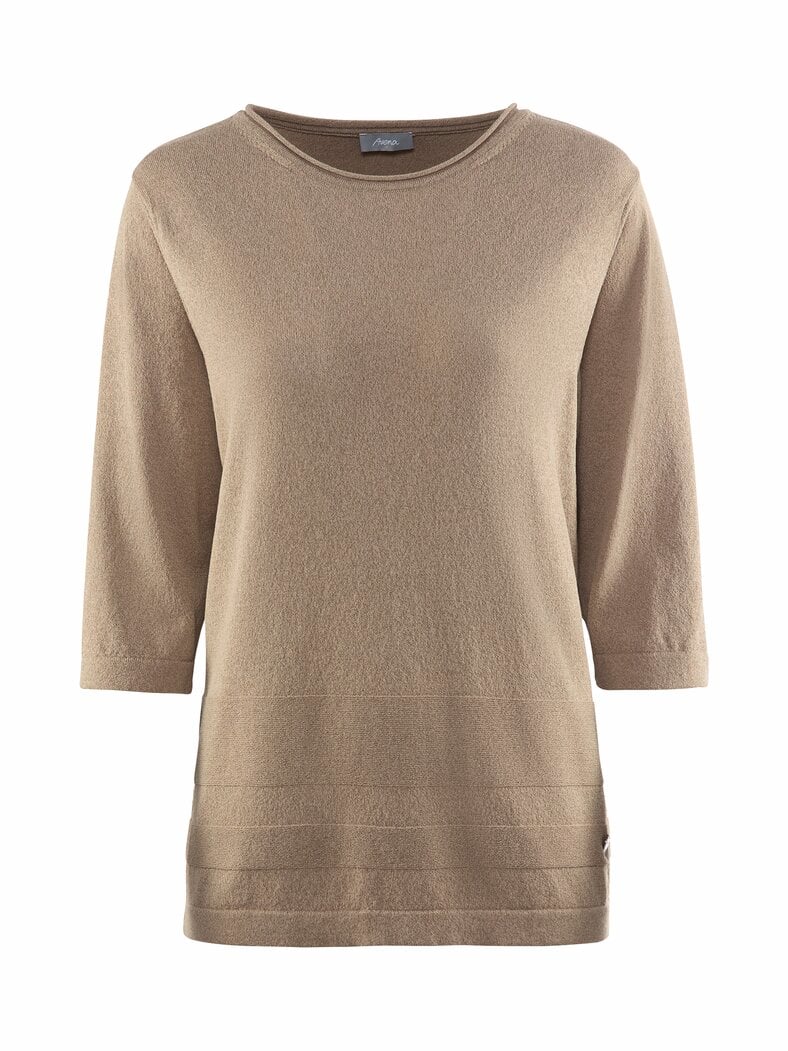 Viskose Pullover kühlend Taupe
