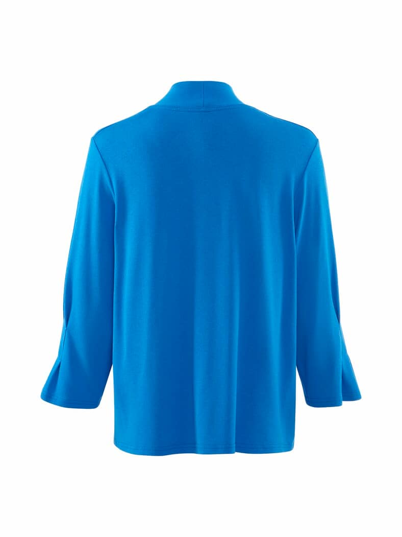 Rabe offener Cardigan mit 3/4 Arm Royalblau