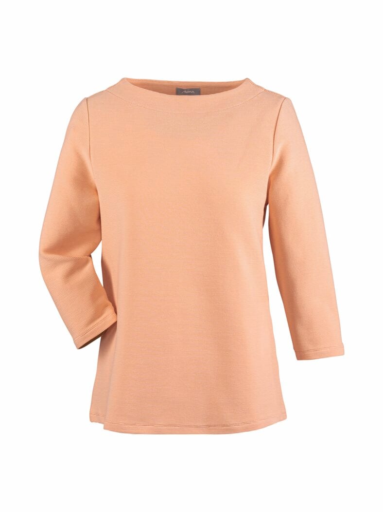Ottoman-Shirt Aktiv-Stretch Pfirsich