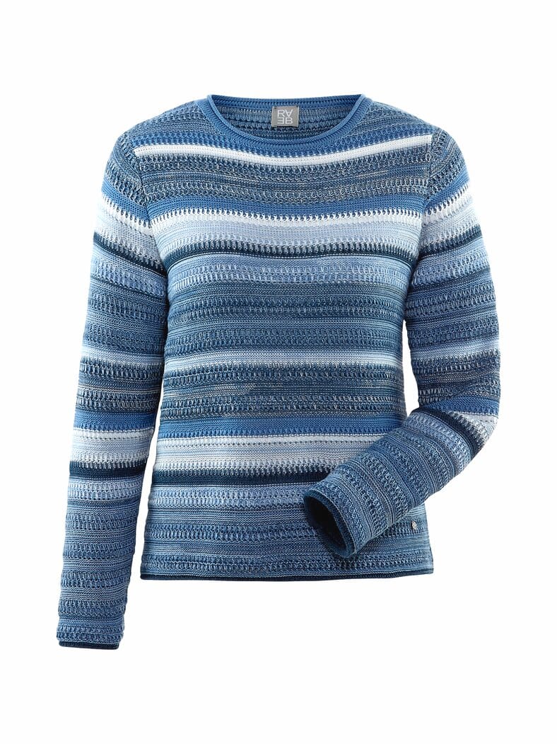 Rabe Strickpullover Pazifik Hellblau