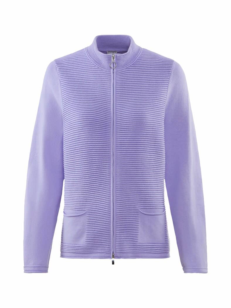 Rabe Strickjacke relax Flieder