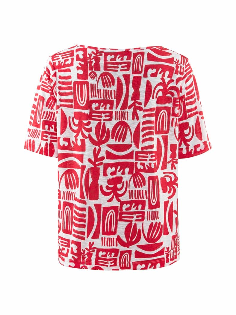 Rabe Busen-Shirt la dolce vita Koralle