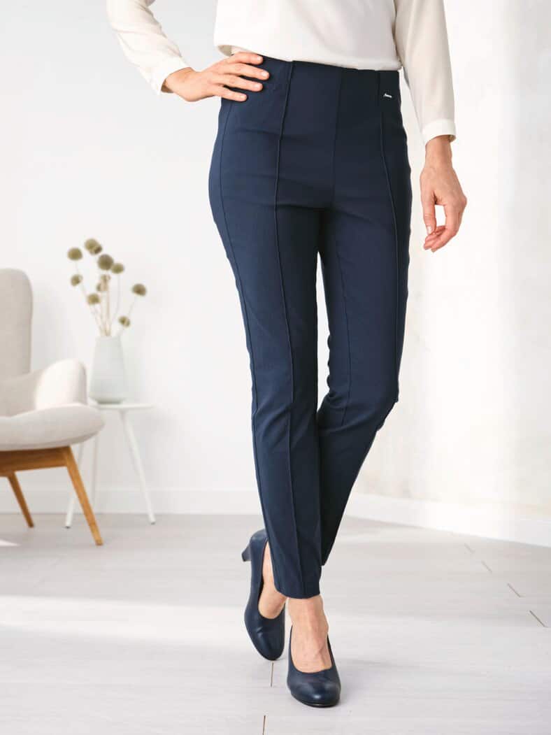Edel-Stretch-Hose Comfort fit Marine