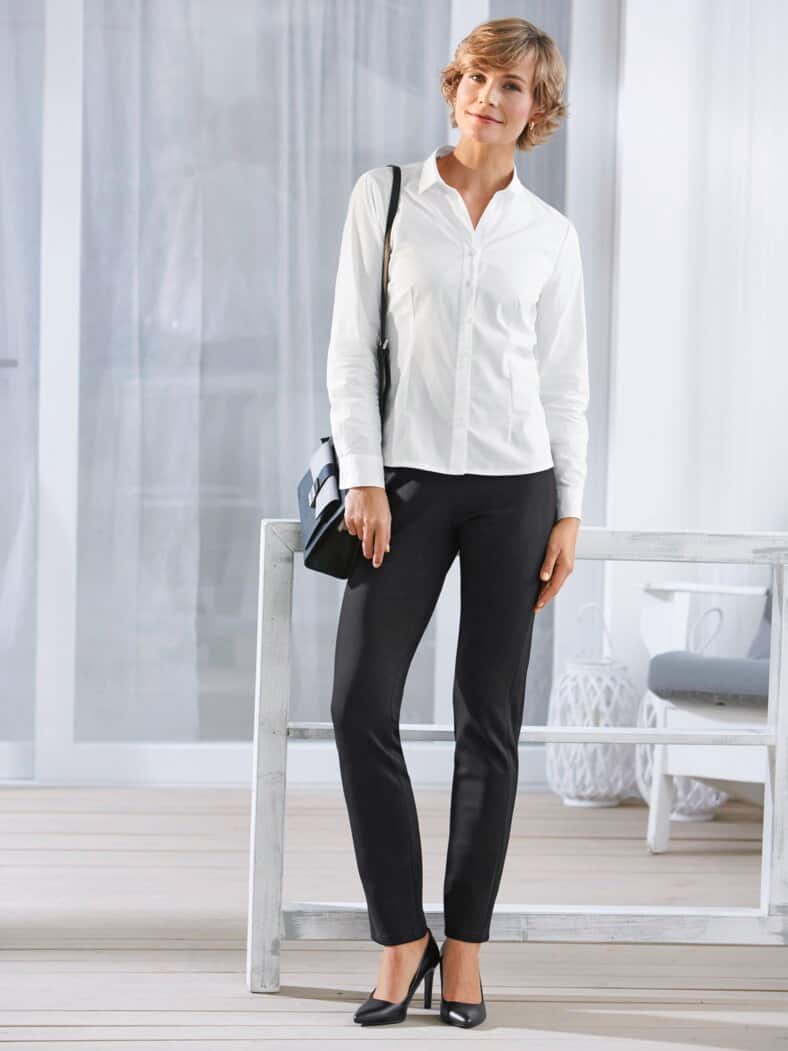 City-Komfort-Schlupfhose Schwarz