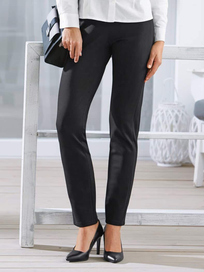 City-Komfort-Schlupfhose Schwarz