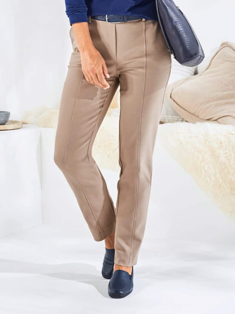 Komfortbundhose Pflegeleicht Beige