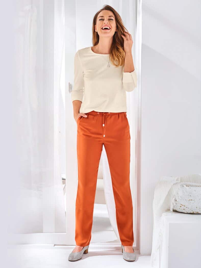 Bügelfrei-Schlupfhose Papaya