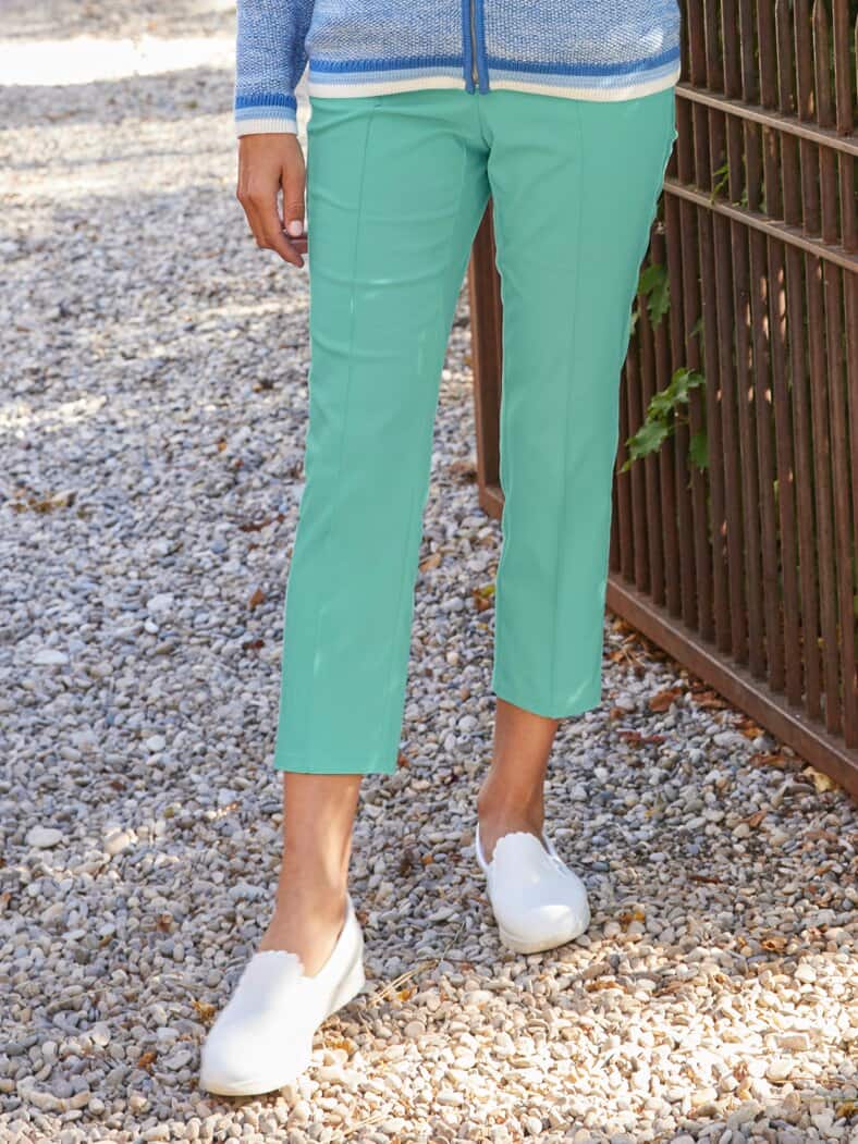 7/8-Schlupfbundhose Perfekt-in-Form Mintgrün