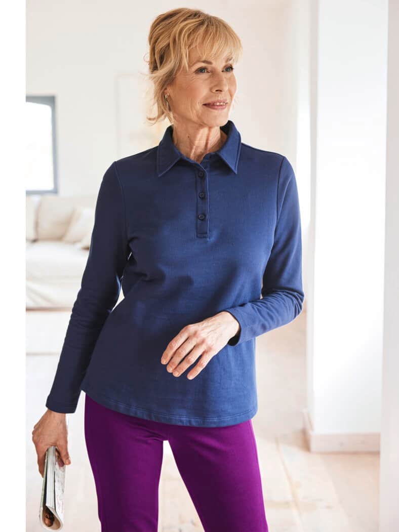 City-Komfort-Schlupfhose Aubergine