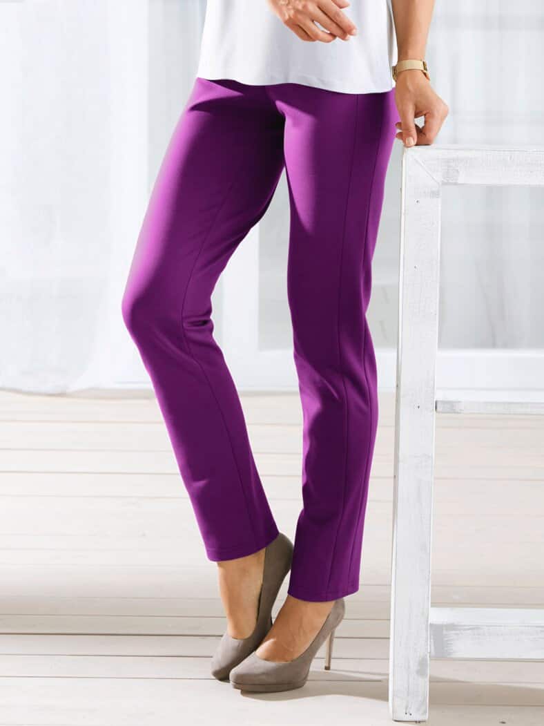 City-Komfort-Schlupfhose Aubergine