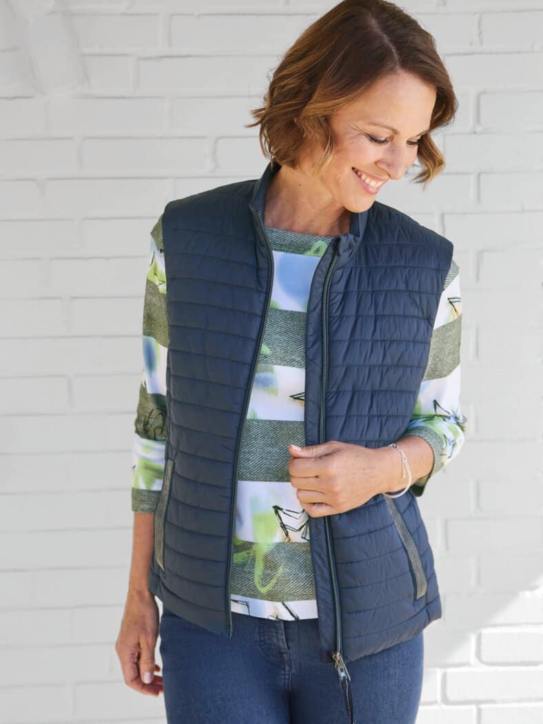 Rabe Steppweste hybrid Marine