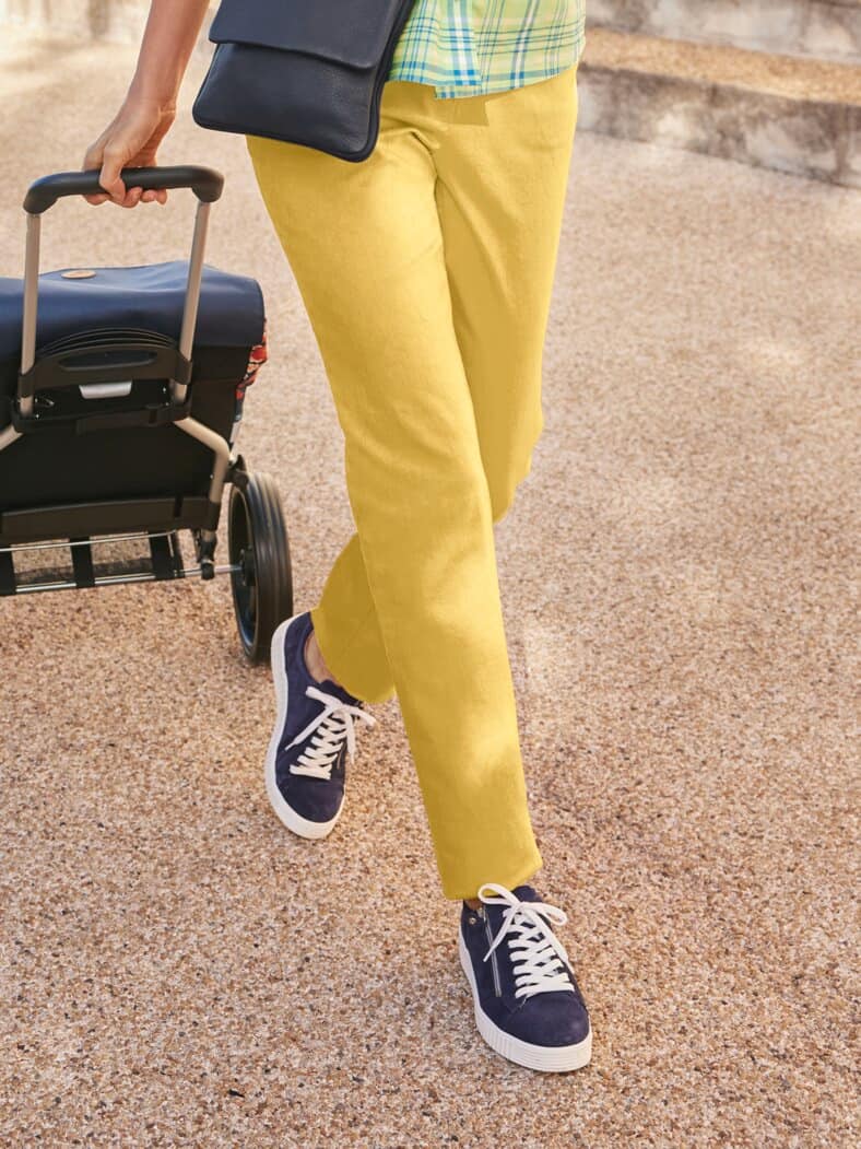 Q10-Jeans Hautschmeichler Sonnengelb