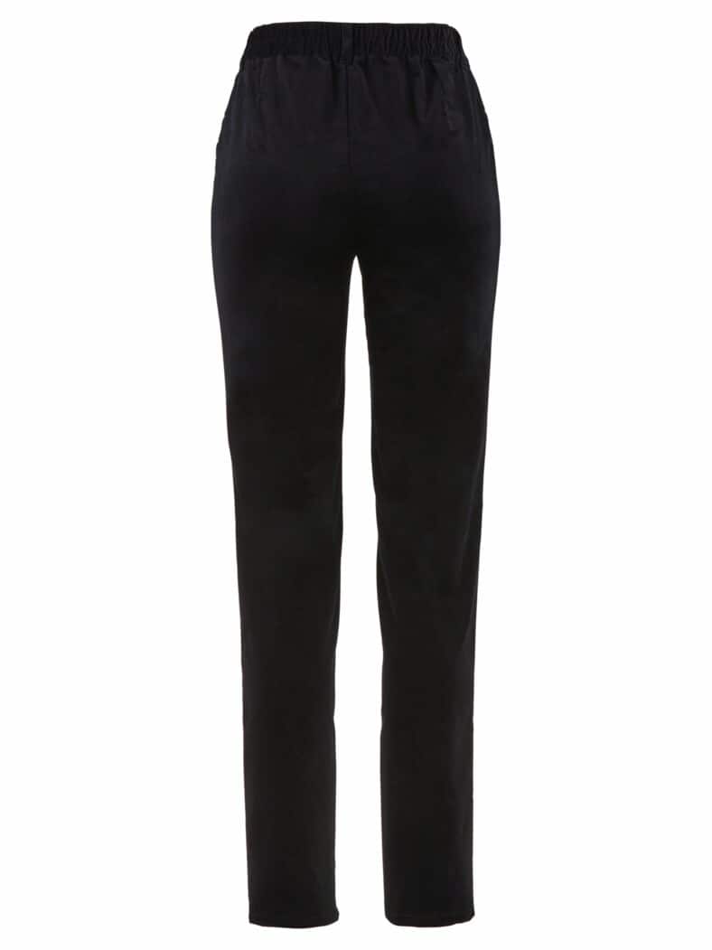 Komfortbundhose Samtweich Schwarz