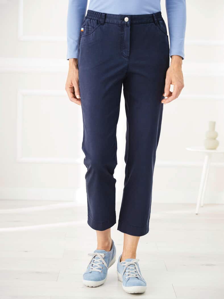 7/8-Lyocell-Stretchhose Supersoft Marine