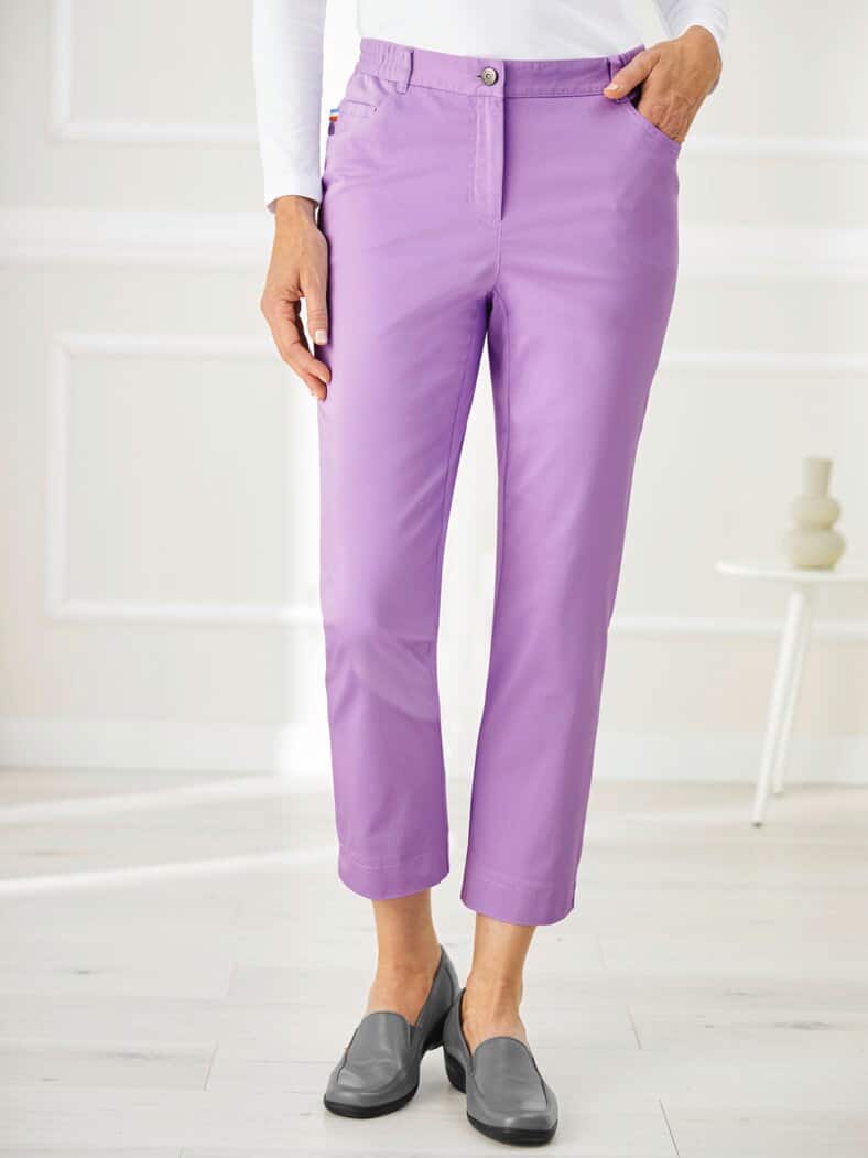 7/8-Lyocell-Stretchhose Supersoft Flieder