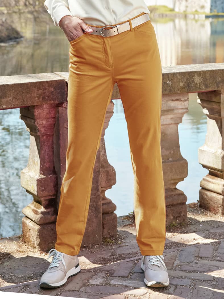 Bequembundhose Thermowärme Senfgelb