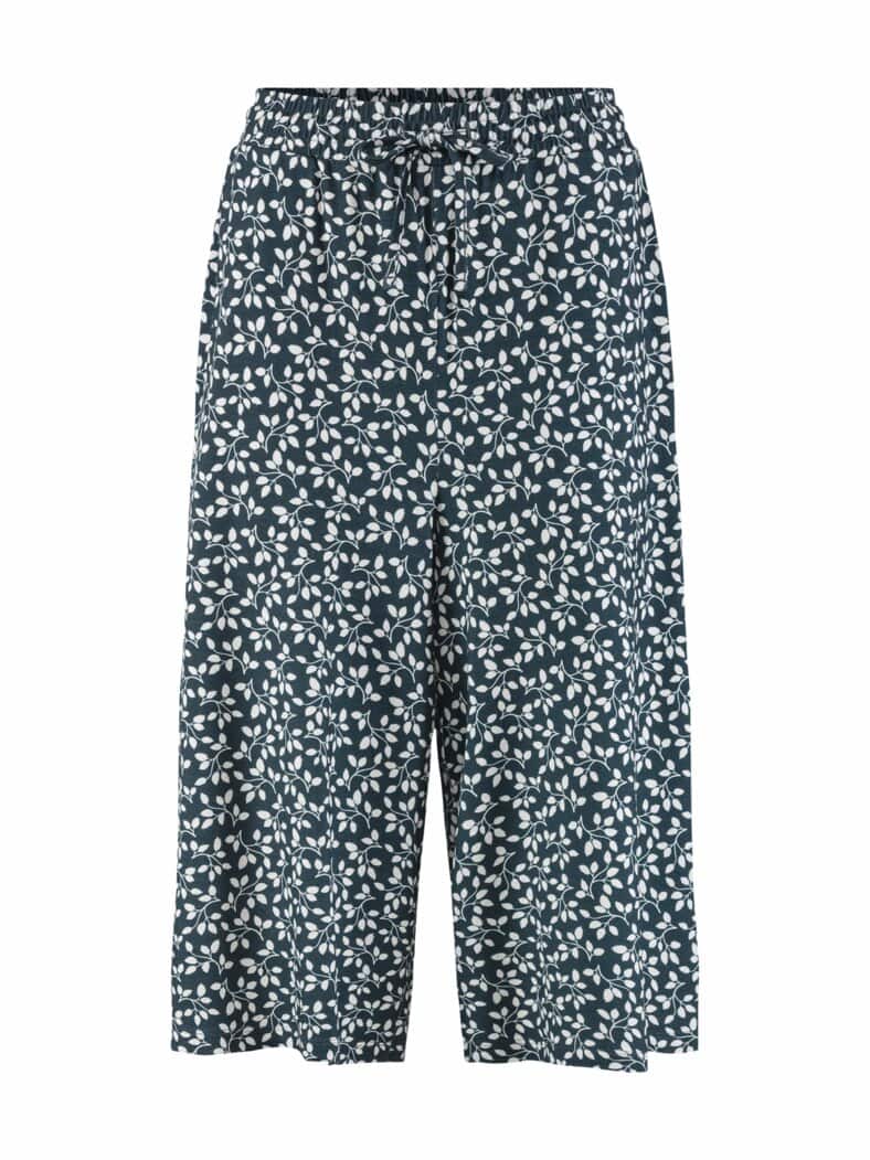 Jersey-Hosenrock Schlupfbund Marine gemustert